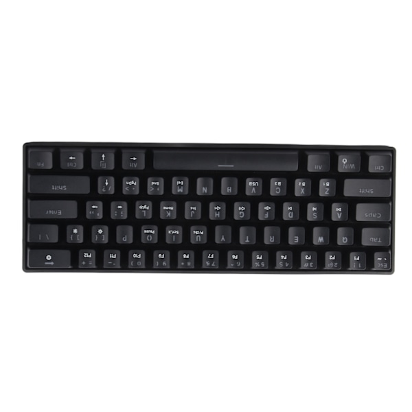 Mekaniskt tangentbord 61 tangenter Dual Mode Färg Bakgrundsbelyst Gaming Universella Datortillbehör