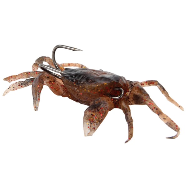 3D-simulering Mjuk fiskebete Mask lockar Vevbeten Krokar Tackle