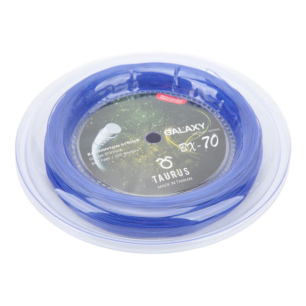POWERTI BX70 Sulkapallomailat Joustava Nylon Sulkapallomailan Jänne 0,7 mm Sulkapallojänne 200 m kela Sininen