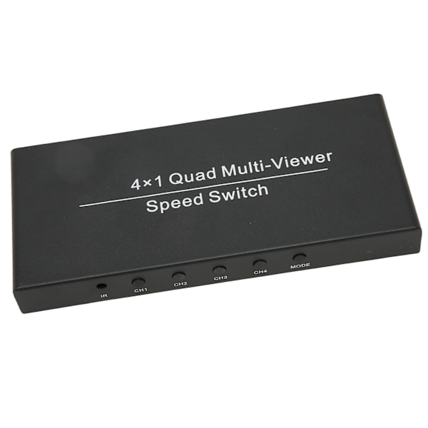 4X1 HD Multimedia Interface Multi Switcher 4 inn 1 ut 1080P ved 60Hz HD Multimedia Interface Multi Viewer 100‑240V EU-kontakt
