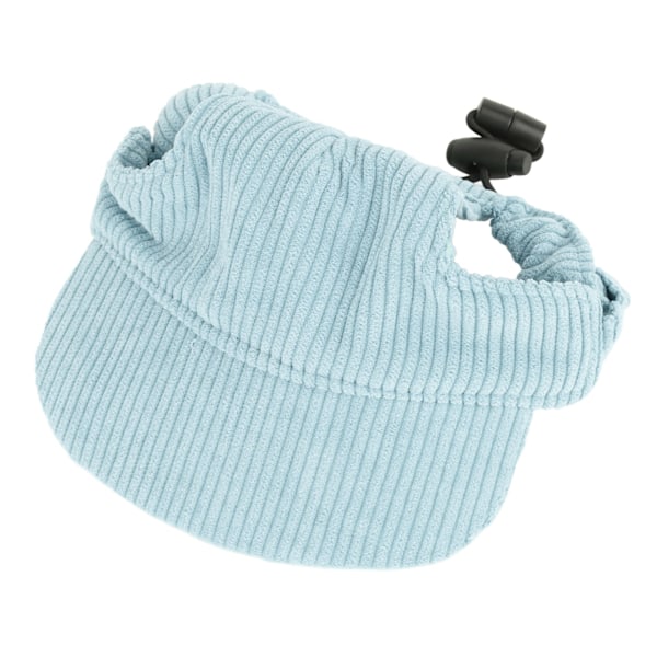 Sommarhatt för husdjur i Corduroy, Justerbar, Casual, Lätt, Snygg, för Hundar och Katter, Bönpasta Grön, XS