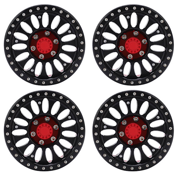 4kpl RC Metal Wheel Hubs cap Traxxasille / Axial / Hsp / Redcat / Tamiya / Hpi RC Crawler