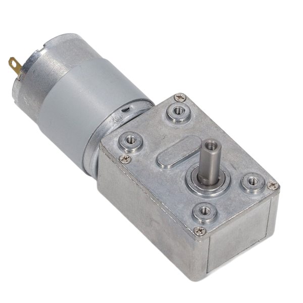 60RPM Suorakulmainen tasavirtamoottori, jossa on itselukittuva matovaihde, suuri tarkkuus, tasavirtamoottori, vaihteistomoottori, DC24V