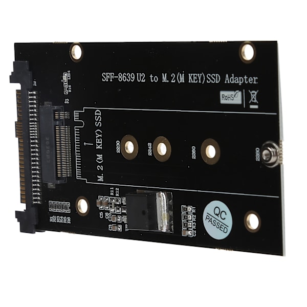 NGFF M.2 Key M SSD - SFF-8639 -sovittimen piirilevyn emolevyn vaihto Ultrabook Mini SATA:lle