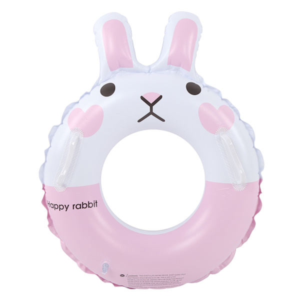 Barn Uppblåsbar Simring Ring PVC Pool Float Simringar med handtag för barn