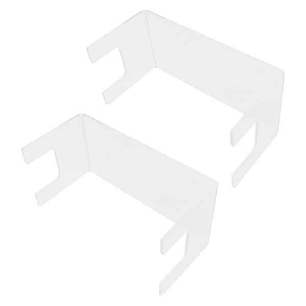 2 st Akryl Display Rack Transparent Leksaker Dockor Smyckesställ Hylla för Sovrum