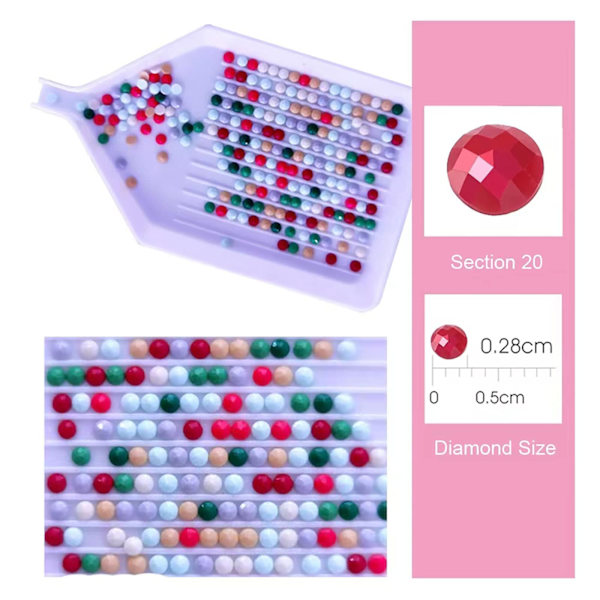 Voksen diamantmalerisett full diamant Dolphin
