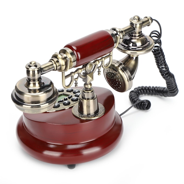 CT‑8026 Retro Trådbunden Telefon Gammaldags Antik Telefon Lämplig för Hem och Kontor