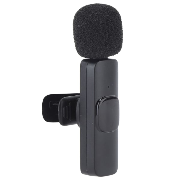 Langaton Lavalier-mikrofoni, 3,5 mm:n vastaanotin, häiriönvastainen automaattinen kohinanvaimennuskääntömikrofoni live-ulkokäyttöön