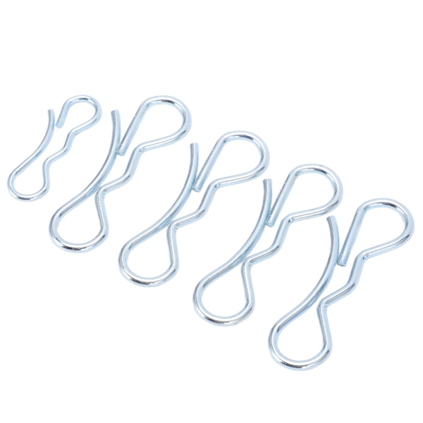 5st Bow Tie Lås Saxpinnar Järn Anti-korrosion Däck Clip Kit Universal Hårdvarutillbehör