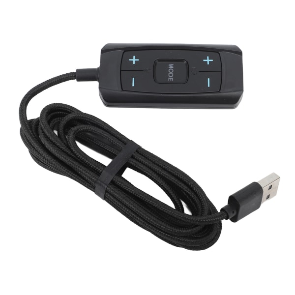 7.1 USB Ljudkort Portabelt Externt 7.1 USB Ljudkort för Laptop Stationär Dator PS5