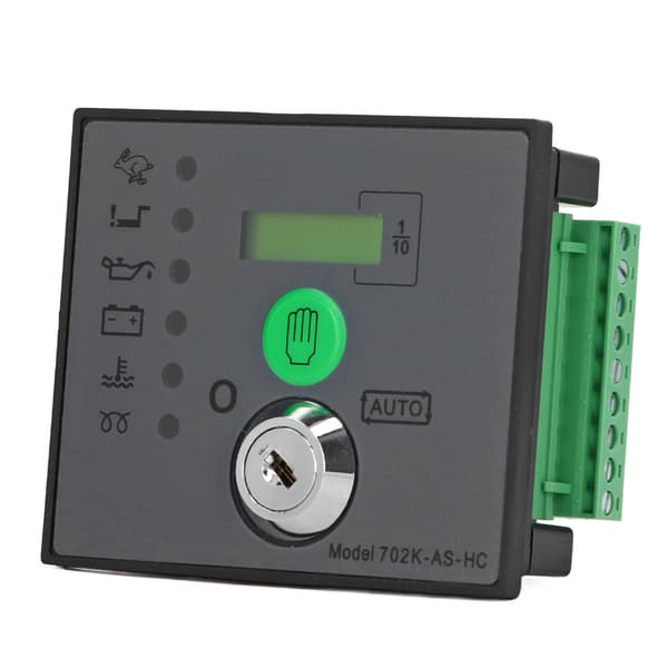 Generatorstyringsmodul Auto Start LED-indikator LCD-skærm Genset-controller 8-35VDC