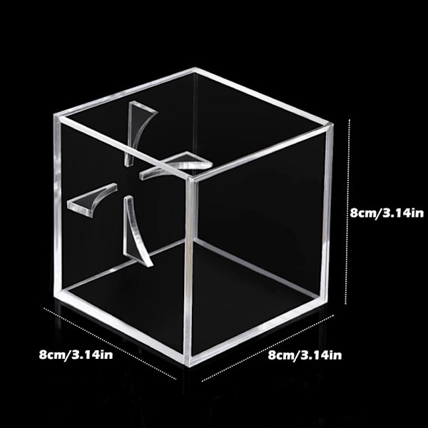 Akryl Baseball Displayboks Tennisbold Transparent Case til Souvenir Opbevaringsboks Holder UV Beskyttelse Støvfri