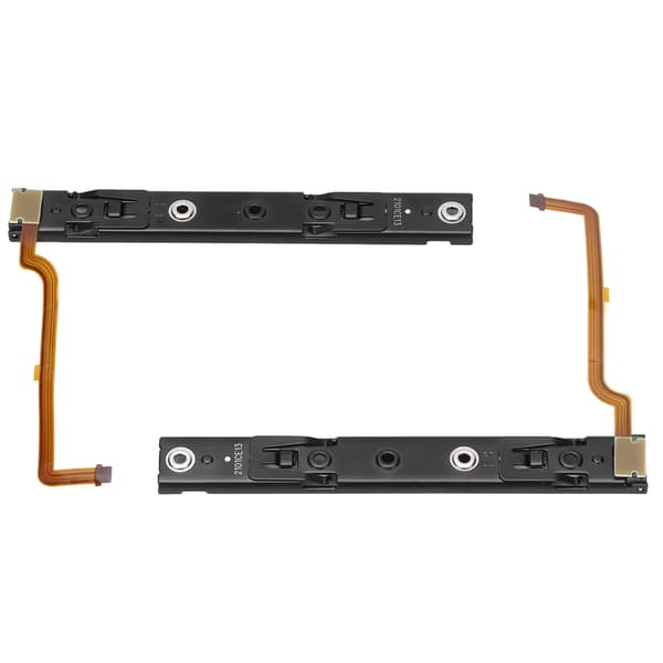 QM2107099 Vänster och Höger Sida Glidskena Metallfäste med Sensor Flexkabel Sidoskena för Switch
