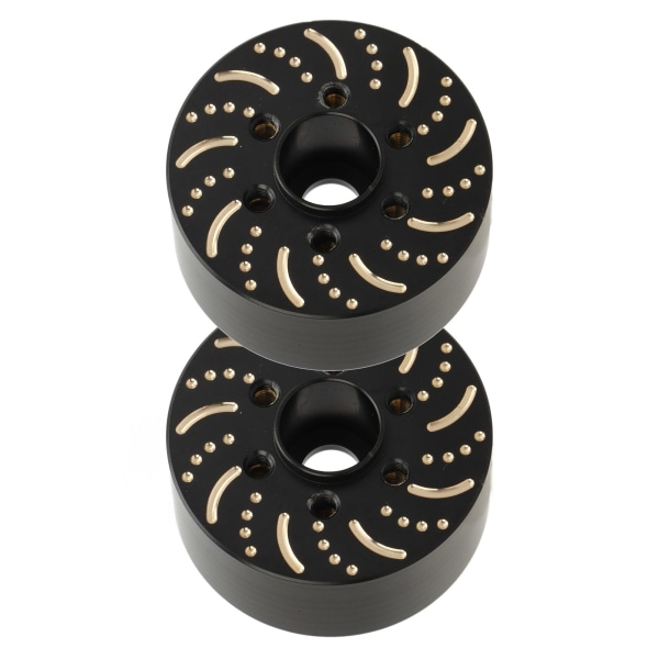 Mässing hjulvikter Mässing 6-håls hjul Hexnav Adapter Vikt för 1,9 tum 2,2 tum Beadlock hjulfälg 18,5 mm