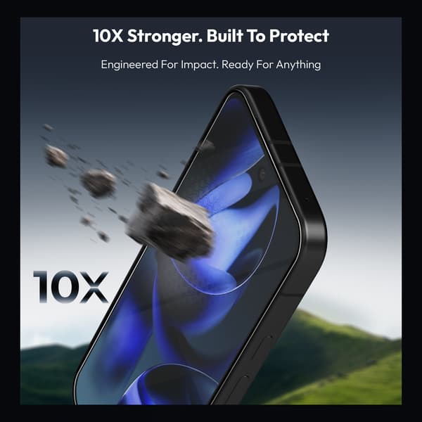 2-Pack Google Pixel 9A Skärmskydd - Härdat Glas [Automatisk Installation] - Bubbelfritt Google Pixel 9A