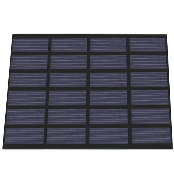 1.5W 6V Mini Polysilicon Solcellepanel PET Laminert Brett DIY Batterilader for Utendørs
