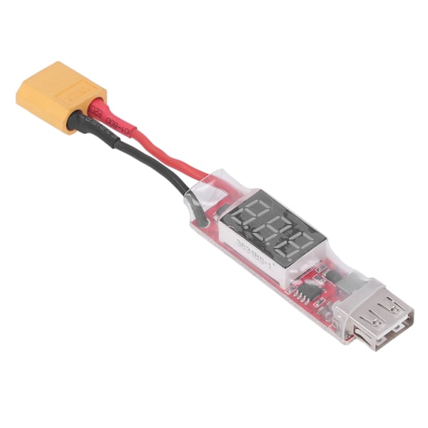 2-6S XT60 - USB-lataussovitin Lipo-akusta matkapuhelimen lataussovitinkorttiin jännitteen suojauksella