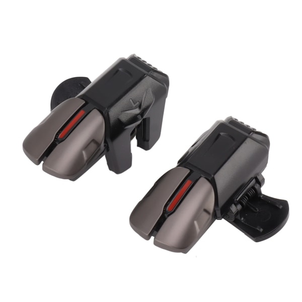 Mobile Gaming Trigger 6 Finger Linkage Game Controller til telefoner Sensitive Mobile Triggers Game Trigger Alloy Black