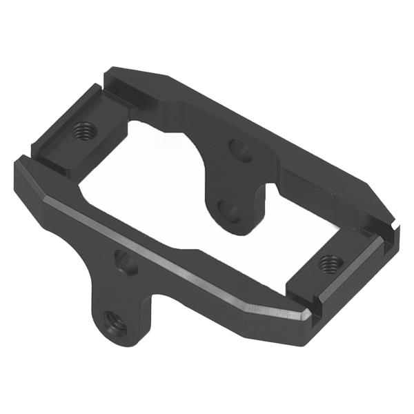 Servofäste i aluminium Aluminiumlegering lätt metall servofäste för Traxxas 1/18 TRX4M RC Track Car Svart