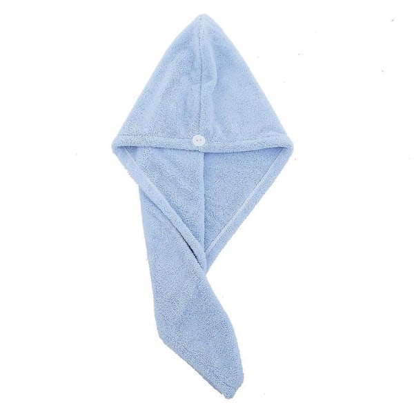 Quick Dry Cap - Erittäin imukykyinen ja paksuuntuva pyyhe, sininen