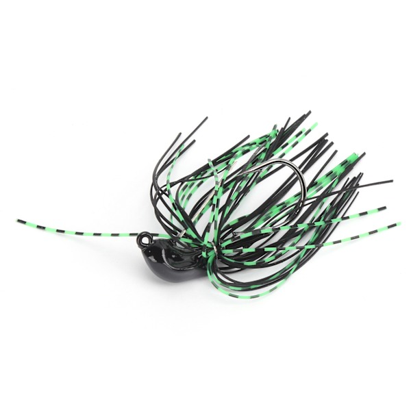 Willow Leaf Spinnerbait Anti-hengende bunnfiske lokke Spinner agn for fersk havabbor Svart