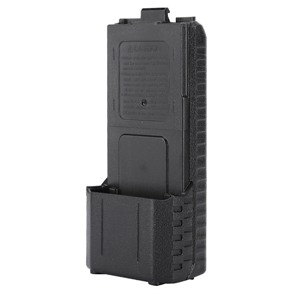 Bærbar plastik lang sort batterikasse til BAOFENG UV 5R, UV 5RB, UV 5RE, UV 5Re