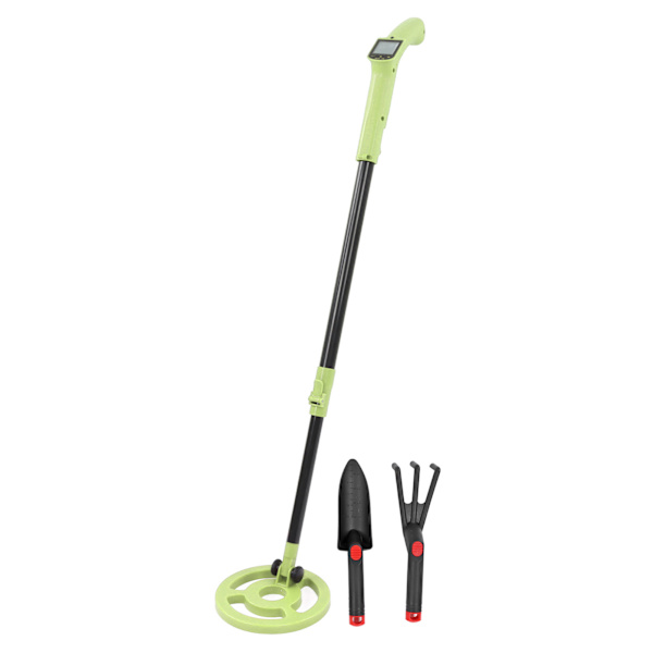 Metalldetektor Pinpointer Myntdetektor Hög precisionsverktyg för inspektionssökning Grön detektor Rake Shovel