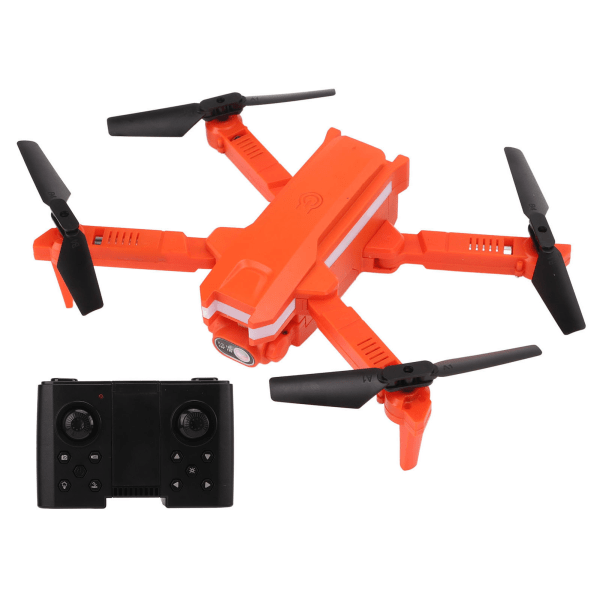 XT8 Mini Drone Luftfotografering RC FPV Droner 4K Dual Camera Flerfarget Light Plane Leker Oransje Tre batteri