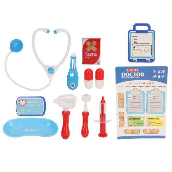 Doktor Leksak Pedagogiska Rollekspel Barn Låtsas Stetoskop Doktor Sjukhus Medicinska Leksaker Kit