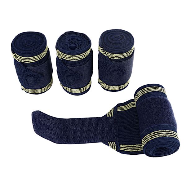 4 st. Hästbenskydd Multifunktionella Stall Bekväma Skyddande Hästbensbandage för Ridtillbehör