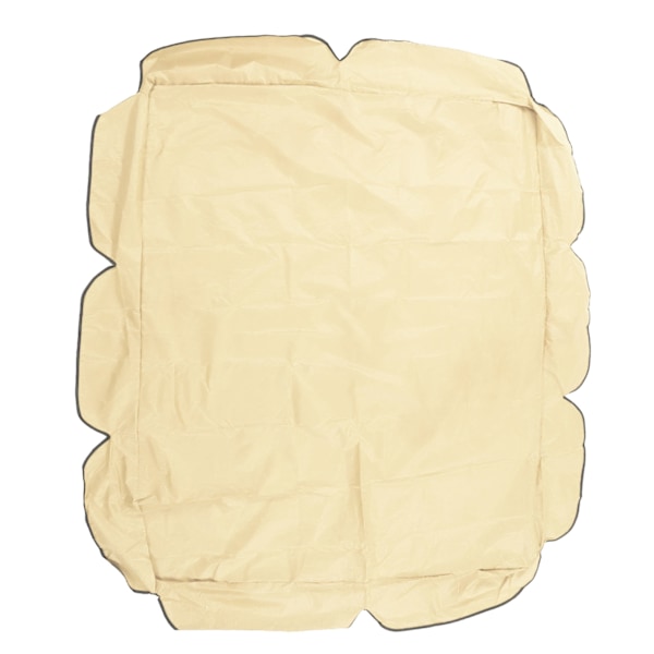 Gungbräda 210D Silverbelagd Oxford Vattentät UV-skydd för Utomhus Uteplats Gård Stol 142x120x18cm Beige