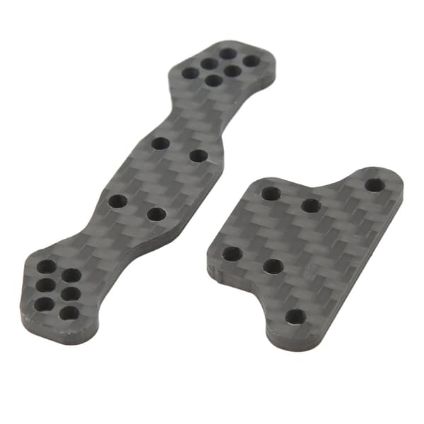 Kulfiber Front Stødtårn til LOSI 1/10 til Baja Rey til Hammer Rey RC Biltilbehør Reparationsdele Sort