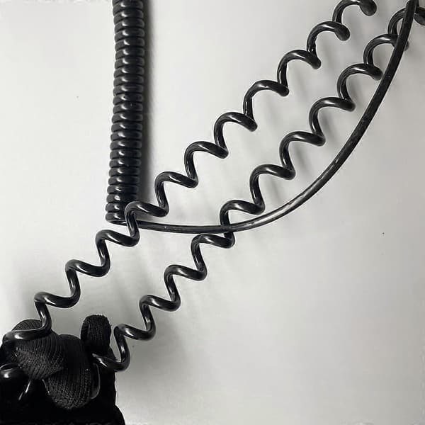 Spiralkabel med 8 ledare (förlängs 2,5 meter) 8 kärnor 0,2 mm2