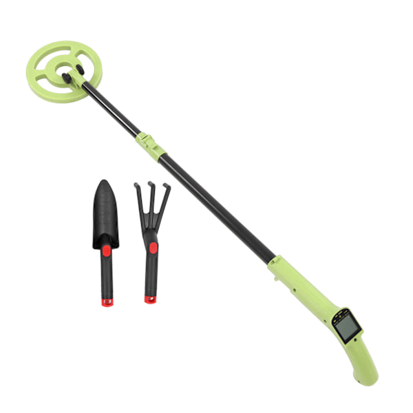Metalldetektor Pinpointer Myntdetektor Hög precisionsverktyg för inspektionssökning Grön detektor Rake Shovel