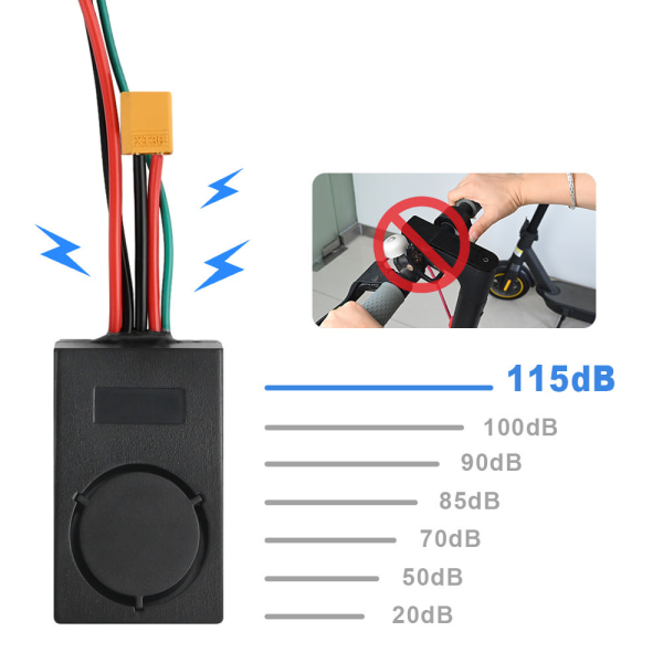 Gäller till M365/Ninebot MAX G30 tillbehör till elskoter stöldlarm XT30