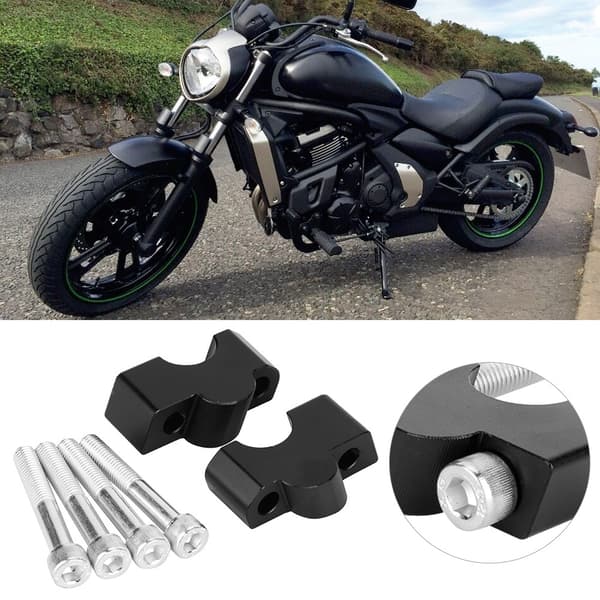 Kawasaki Vulcan S 650 VN650 2015 2018 Styr Adapter Fast Klemme Brede Risers