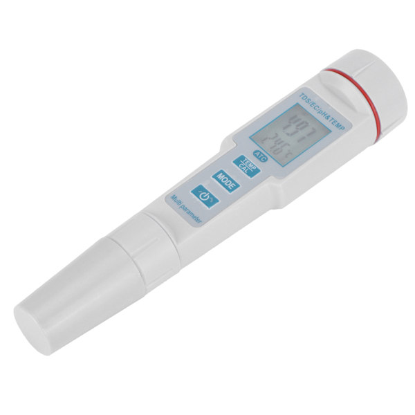 4 i 1 vandkvalitetstestpen PH/EC/TDS/TEMP-tester til svømmebassin, drikkevand, laboratorium