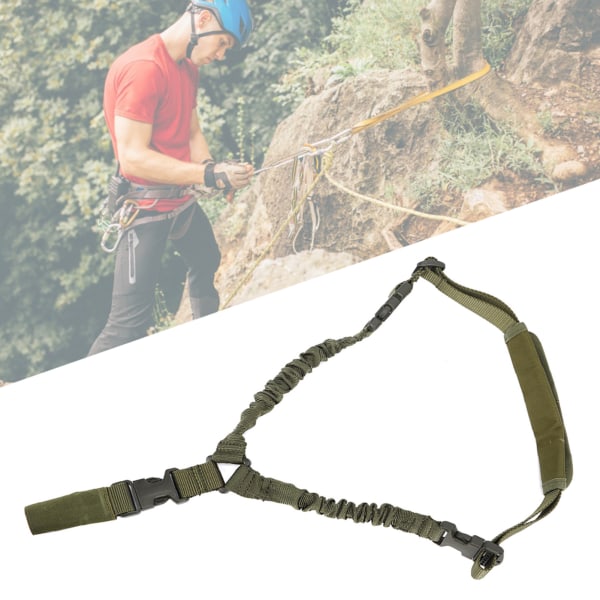 Utendørs multifunksjonsseler Sikkerhetsbelte Lanyard Tactics Single Point Sling Rope