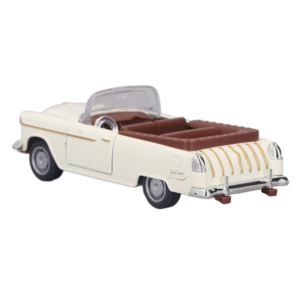 1:32 Cabriolet Sportsvogn Model Metal Legering Realistisk Cool Batteridrevet 1/32 Sportsvogn Simuleringslegetøj Hvid