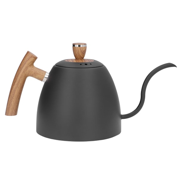 Hell over Kettle 800ml Ergonomisk håndtak Rustfritt stål Antikorrosjon Svanehals Tute Holdbar Kaffe Kettle