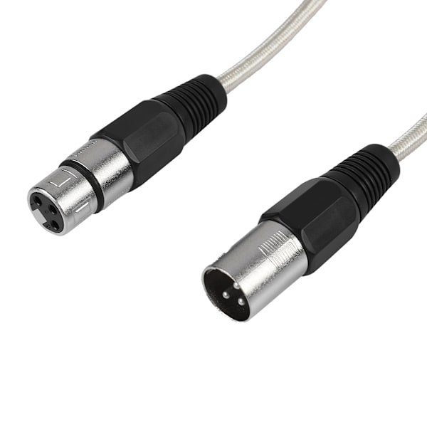 Högkvalitativ XLR mikrofonkabel hane till hona Ljudmikrofonkabel (10 m)