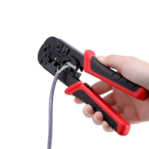 Nettverkskabel skjærestripping Crimpeverktøy RJ45 RJ12 RJ11 8P/6P/4P kontakter
