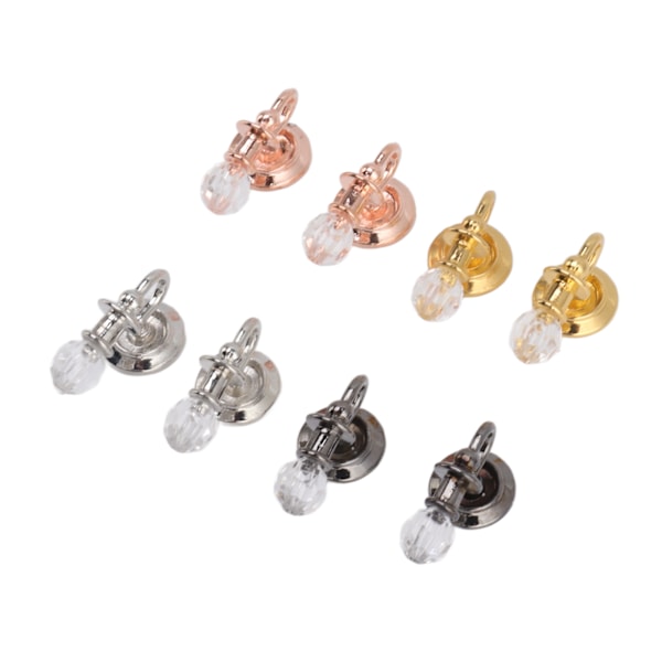 8 stk Miniatyr Dukkehust Vegglampe Levende Simulerte Fargerike Lys Dekor for 1:12 Dukkehust