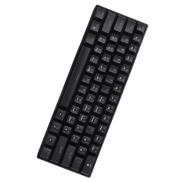 Mekaniskt tangentbord 61 tangenter Dual Mode Färg Bakgrundsbelyst Gaming Universella Datortillbehör
