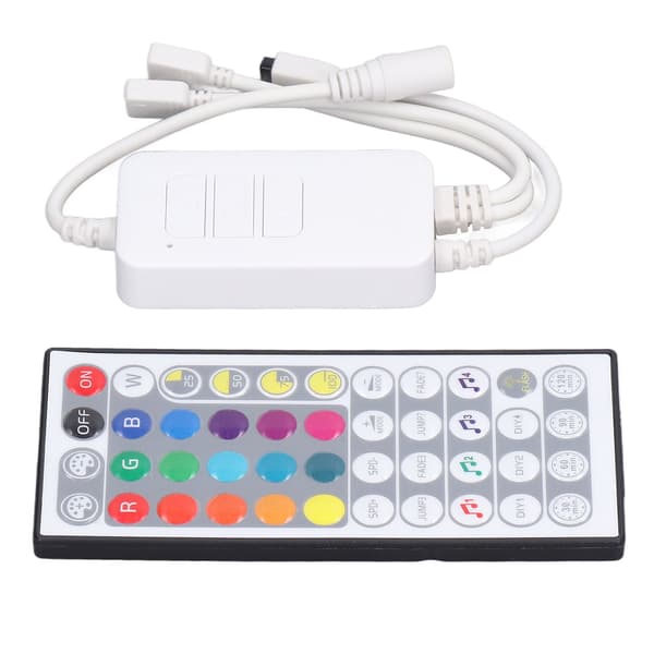 LED Strip Lys Controller 44 Taster 3 Knapper RGB Dual Mode Timing Funktion WIFI Lys Controller DC5V til 24V