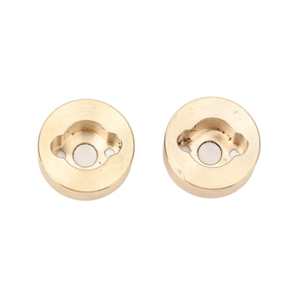2st Mässing Bakre Motvikt Guld Axelvikter Slitstark Bakaxel Mässing Motvikt för Traxxas 1/18 TRX4M RC Car