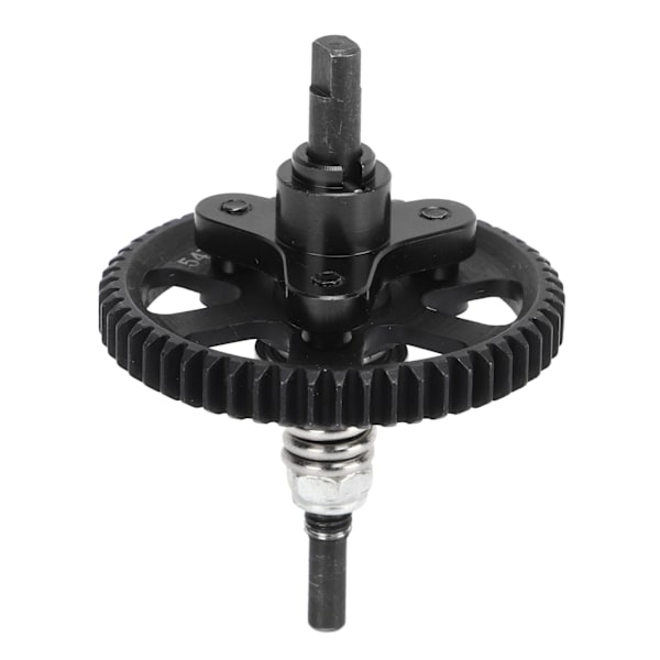 Differential Slipper Clutch 54T Aluminium Stål Differential Gear Slipper Clutch til Traxxas Slash 4x4 1/10 RC Bil Sort