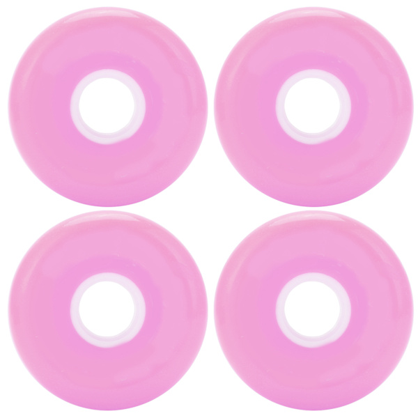 PUENTE 4 stk 70x42mm Skateboard hjul 80A Longboard Cruiser hjul Reservedele Pink