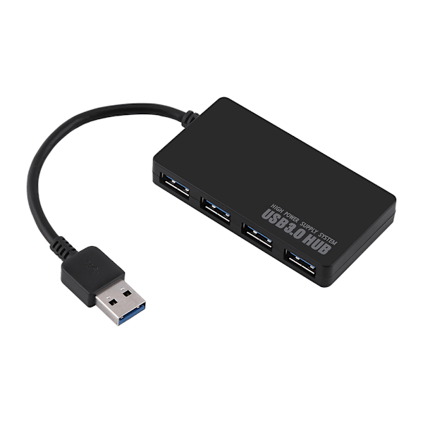 Intelligent 4 Ports USB 3.0 Laddare Smart Charging HUB Adapter Multi Port Snabbladdning